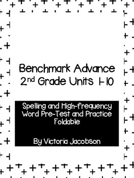 Preview of Benchmark Advance 2nd Grade Spelling & High-Frequency Word Pre-Test