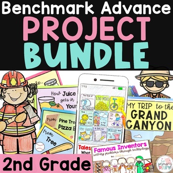 Preview of Benchmark Advance 2nd Grade Project Bundle (incl Unit 5 & 6) California Edition
