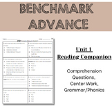 Benchmark Advance 2nd Grade Unit 1 Comprehension Worksheet