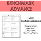 Benchmark Advance 2nd Grade Unit 2 Comprehension Worksheet