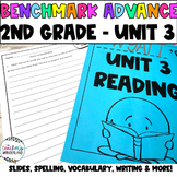 Benchmark Advance 2nd Grade Unit 3 Slides, Text Evidence, Vocab 