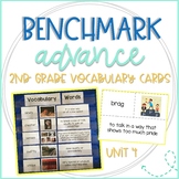 Benchmark Advance 2nd Grade Vocabulary Word, Picture, & De