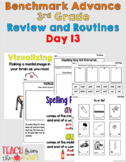 Benchmark Advance 3rd Grade Review and Routines Day 13