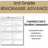 Benchmark Advance 3rd Grade Unit 2 Comprehension Worksheet