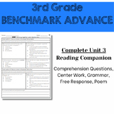 Benchmark Advance 3rd Grade Unit 3 Comprehension Worksheet