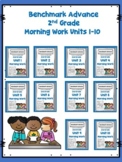 Benchmark Advance Bundle 2nd Grade Morning Work U 1-10 (Digital & Printables)
