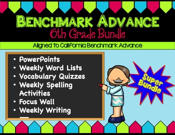 Preview of Benchmark Advance (California): Sixth Grade Super Bundle