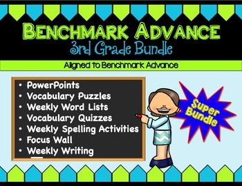 Preview of Benchmark Advance Third Grade Super Bundle