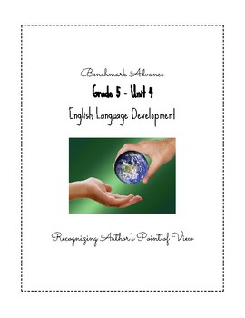 Preview of Benchmark Advance ELD Companion - 5th Grade, Unit 4