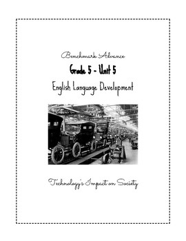 Preview of Benchmark Advance ELD Companion - 5th Grade, Unit 5