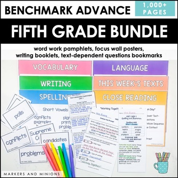 Preview of Benchmark Advance Fifth Grade Bundle (CA, National, 2021/2022, Florida Edition)