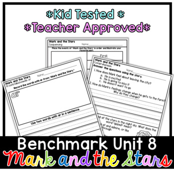 Preview of Benchmark Advance First Grade Decodable Reader | Mark and the Stars | Unit 8