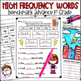 Sight Word High Frequency Words - Benchmark Advance First Grade