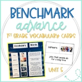 Benchmark Advance 1st Grade Vocabulary Word, Picture & Def