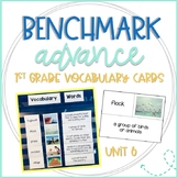 Benchmark Advance 1st Grade Vocabulary Word, Picture & Def