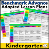 Benchmark Advance Florida Adapted Lesson Plans for Kinderg