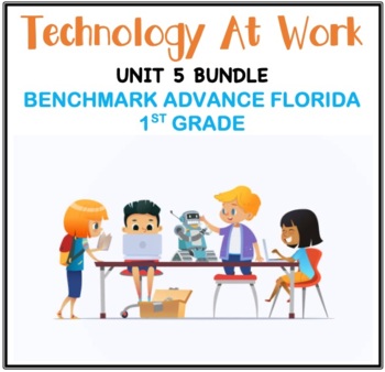 Preview of Benchmark Advance Florida Edition First Grade Unit 5 Vocabulary Bundle