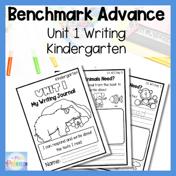 Preview of Benchmark Advance Florida Kindergarten Writing Unit 1