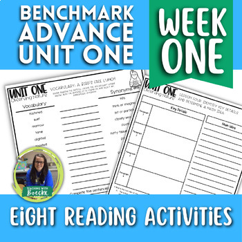 Preview of Benchmark Advance - Grade 4 - Unit 1 - Week 1 - 2021/2022