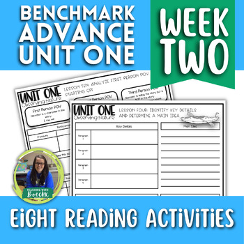 Preview of Benchmark Advance - Grade 4 - Unit 1 - Week 2 - 2021/2022