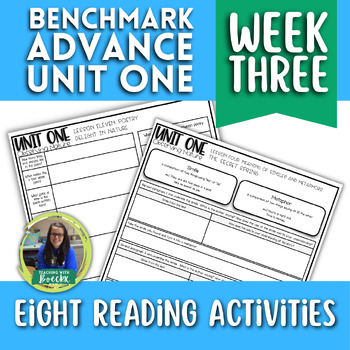 Preview of Benchmark Advance - Grade 4 - Unit 1 - Week 3 - 2021/2022