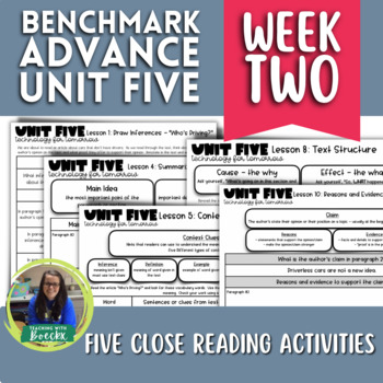 Preview of Benchmark Advance - Grade 4 - Unit 5 - Week 2 - 2021/2022 Edition