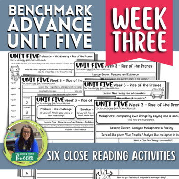 Preview of Benchmark Advance - Grade 4 - Unit 5 - Week 3 - 2021/2022