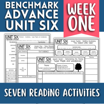 Preview of Benchmark Advance Close Reading Activities - Grade 4 Unit 6 Week 1 - 2021/2022