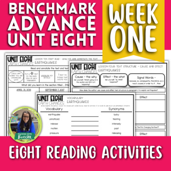 Preview of Benchmark Advance - Grade 4 - Unit 8 - Week 1 - 2021/2022