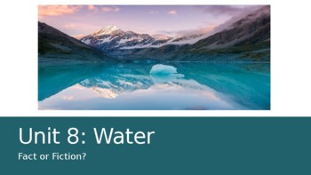 Preview of Benchmark Advance Grade 5 Unit 8: Water: Fact and Fiction