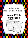 Benchmark Advance HFW Sentence Writing (2nd Grade)