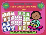 Benchmark Advance Kinder - I have, Who has? Sight Word Games