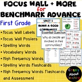 Focus Wall + More for Benchmark Advance-First Grade