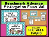 Benchmark Advance Kindergarten Focus Wall Posters CA, Nati