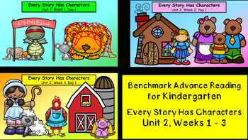 Preview of Benchmark Advance, Kindergarten, Unit 2 (Pre-2021 Version)