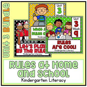 Preview of Benchmark Advance Kindergarten Unit 3 BUNDLE Supplemental Materials