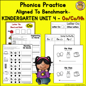 Preview of Benchmark Advance™ Aligned- Kindergarten/Unit 4 Phonics Practice