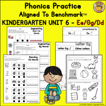 Preview of Benchmark Advance™ Aligned- Kindergarten/Unit 6 Phonics Practice