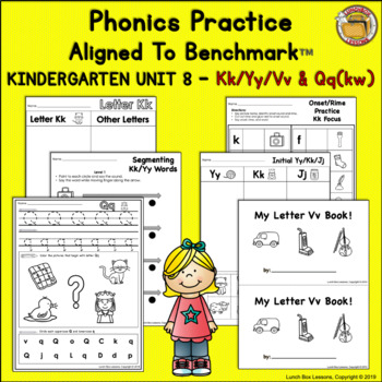 Preview of Benchmark Advance™ Aligned- Kindergarten/Unit 8 Phonics Practice
