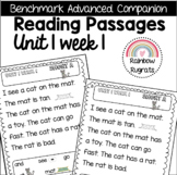 Benchmark Advance Reading Passages First Grade Unit 1