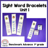 Benchmark Advance Sight Word Bracelets Unit 1