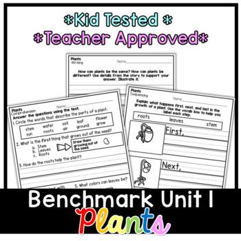 Preview of Benchmark Advance Small Group Reader | Plants | Unit 1 |