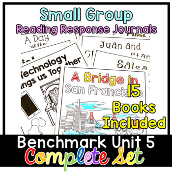 Preview of Benchmark Advance Small Group Reading Response Journals| UNIT 5 COMPLETE SET
