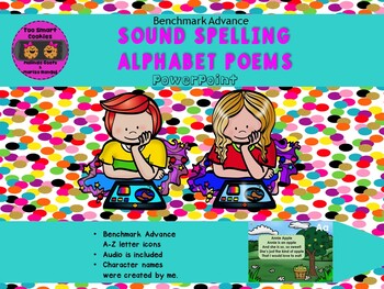 Preview of Benchmark Advance Sound Spelling Alphabet Poems With Audio