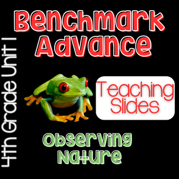 Preview of Benchmark Advance Teaching Slides Unit 1 4th Grade