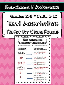 Preview of Benchmark Advance Text Annotation Poster