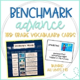 Benchmark Advance Vocabulary Cards 3rd Grade Bundle
