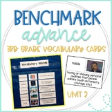 Benchmark Advance 3rd Grade Vocabulary Word, Picture & Def