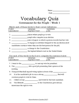 English vocabulary quiz unit 1 Identity online exercise for