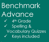 Benchmark Advance Unit 1 & Unit 2 Quiz Bundle